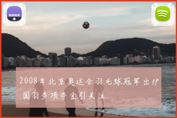2008年北京奥运会羽毛球冠军出炉 国羽多项夺金引关注
