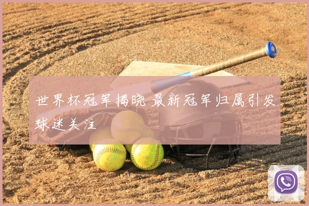 世界杯冠军揭晓 最新冠军归属引发球迷关注