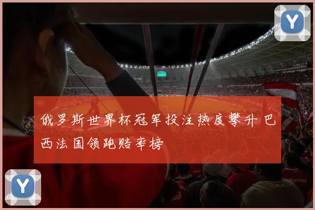 俄罗斯世界杯冠军投注热度攀升 巴西法国领跑赔率榜